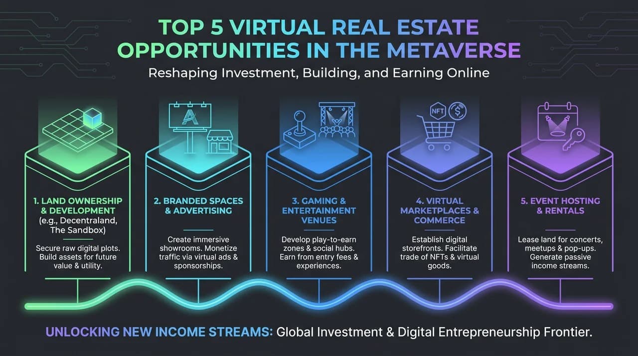 Discover the Top 5 Virtual Real Estate Opportunities in the Metaverse