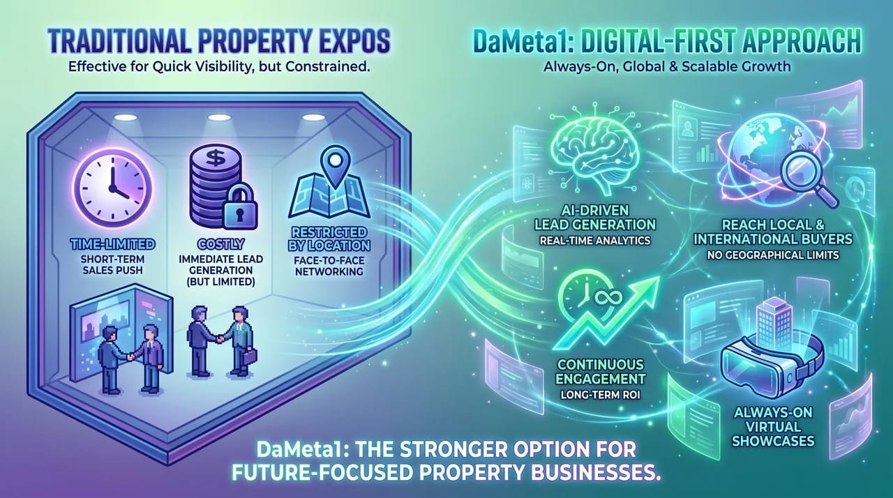 DaMeta1 vs Traditional Expo: Which Is Better for Property Businesses in the World?